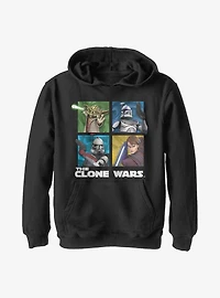 Star Wars: The Clone Wars Panel Four Youth Hoodie