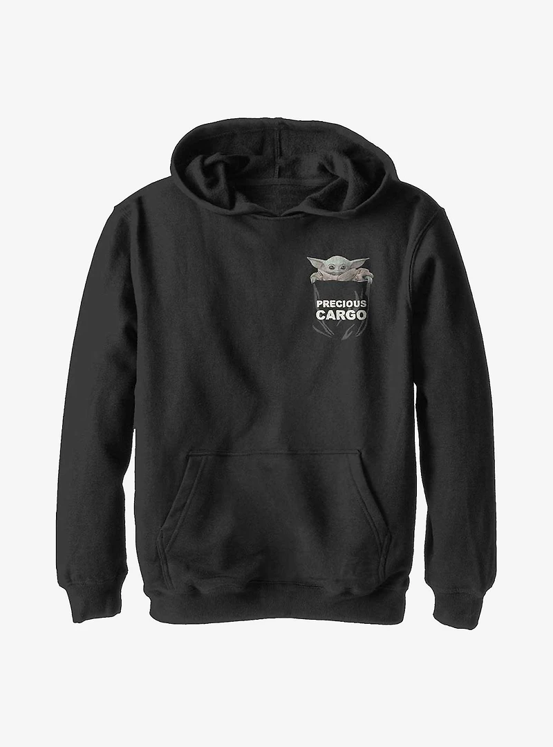 Star Wars The Mandalorian Baby Alien Youth Hoodie