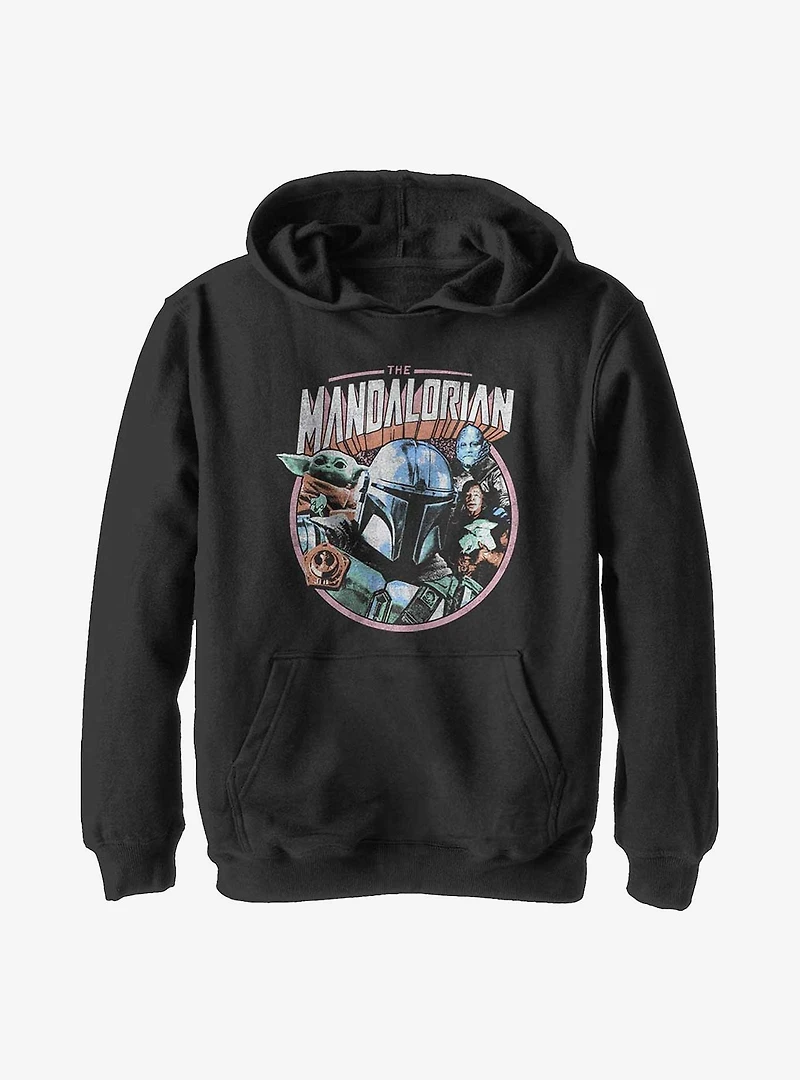 Star Wars The Mandalorian Pop Crew Youth Hoodie