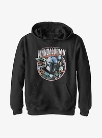 Star Wars The Mandalorian Pop Crew Youth Hoodie