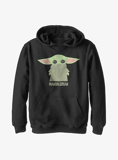 Star Wars The Mandalorian Child Covered Face Youth Hoodie