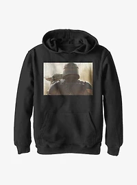 Star Wars The Mandalorian Child Peek Youth Hoodie