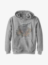 Star Wars The Mandalorian Flower Child Youth Hoodie