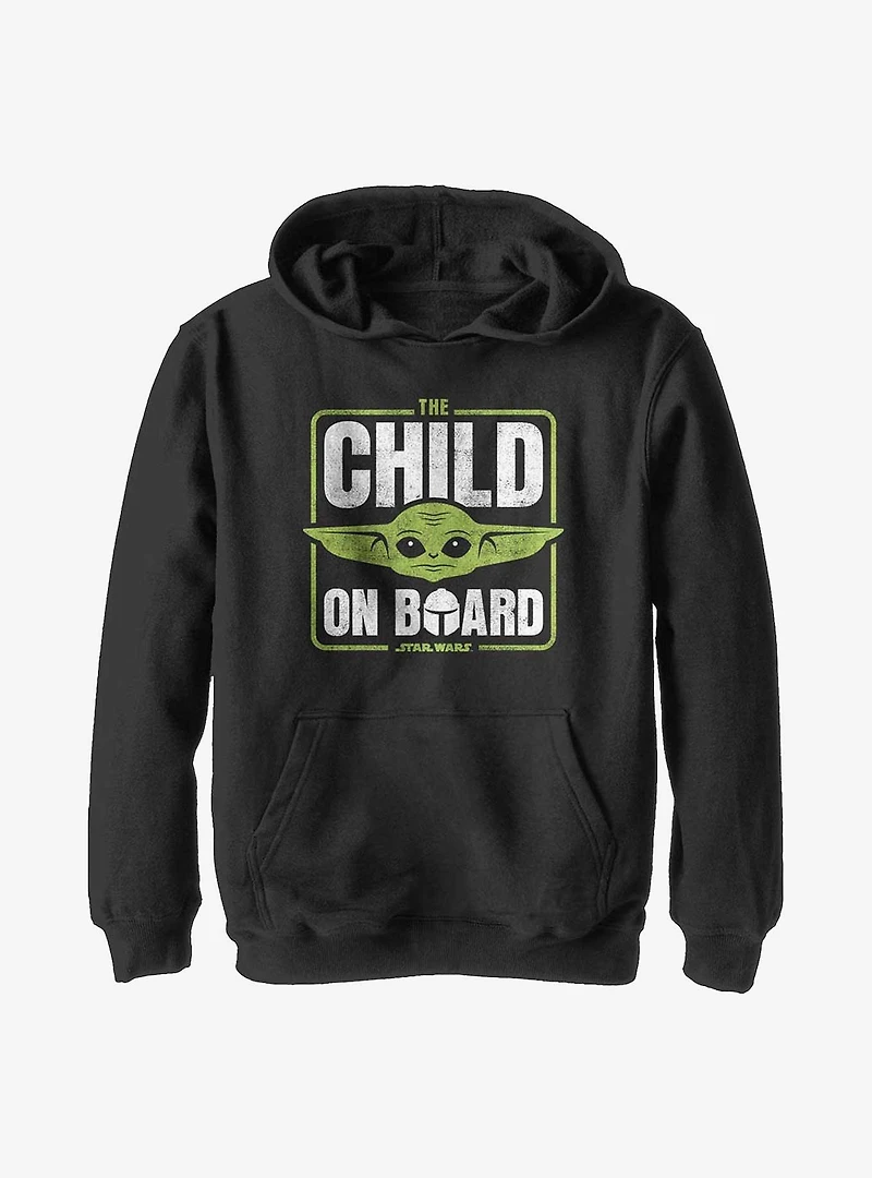 Star Wars The Mandalorian Get On Board Youth Hoodie