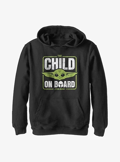 Star Wars The Mandalorian Get On Board Youth Hoodie