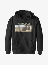 Star Wars The Mandalorian Still Looking Youth Hoodie