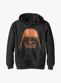 Star Wars Orange Vader Drip Youth Hoodie