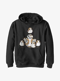 Star Wars Episode VIII: The Last Jedi BB-8 And Porgs Youth Hoodie
