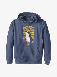Star Wars Episode VIII: The Last Jedi Retro Porg Big Halftones Youth Hoodie