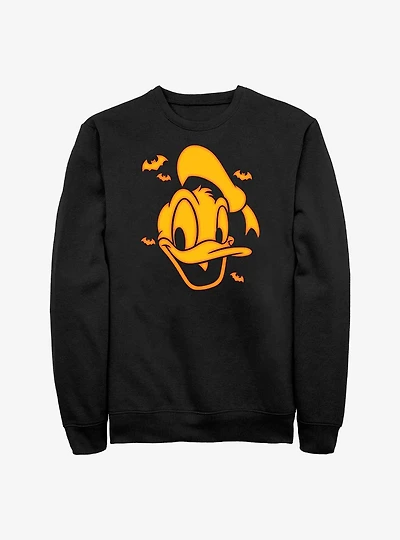 Disney Donald Duck Orange Sweatshirt