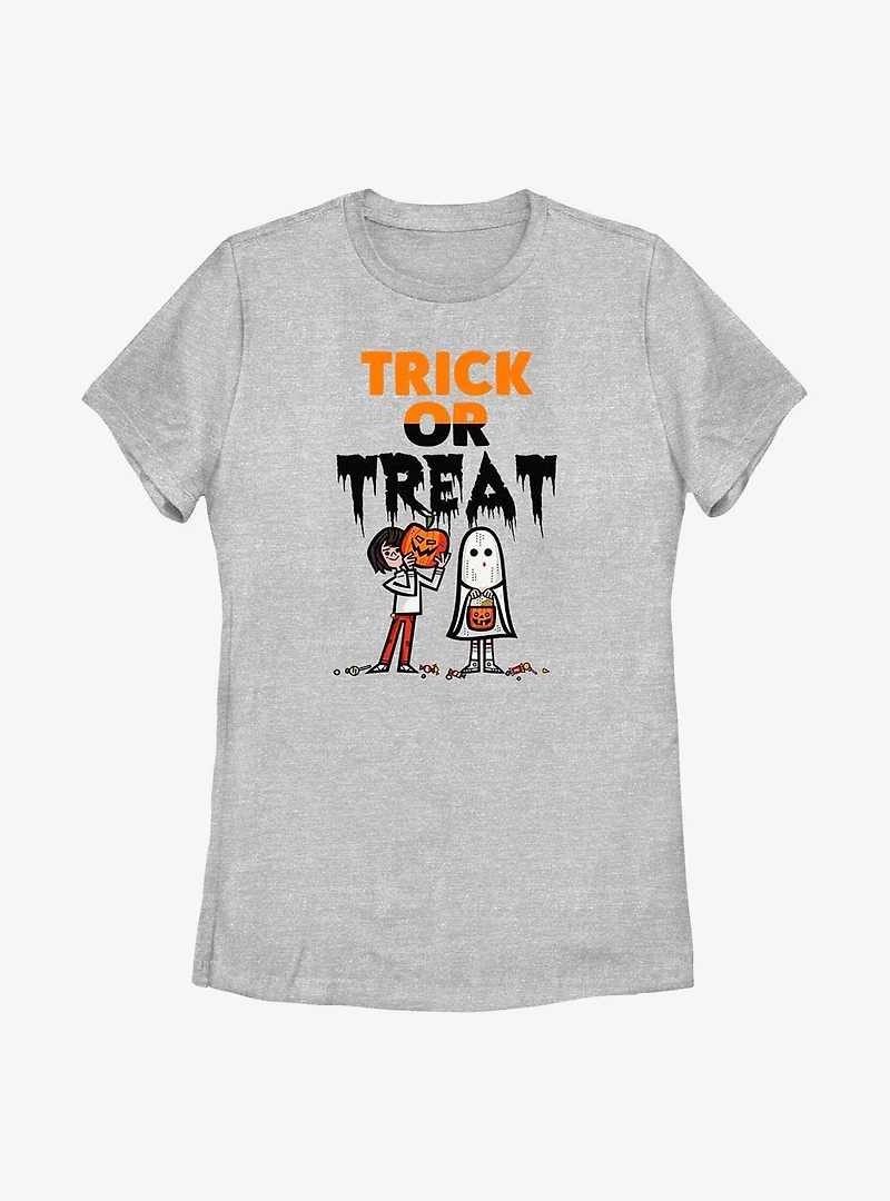 Stranger Things Trick Or Treat Womens T-Shirt