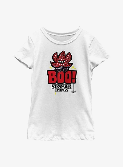 Stranger Things Boo Youth Girls T-Shirt