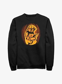 Star Wars The Mandalorian Child Pumpkin Sweatshirt