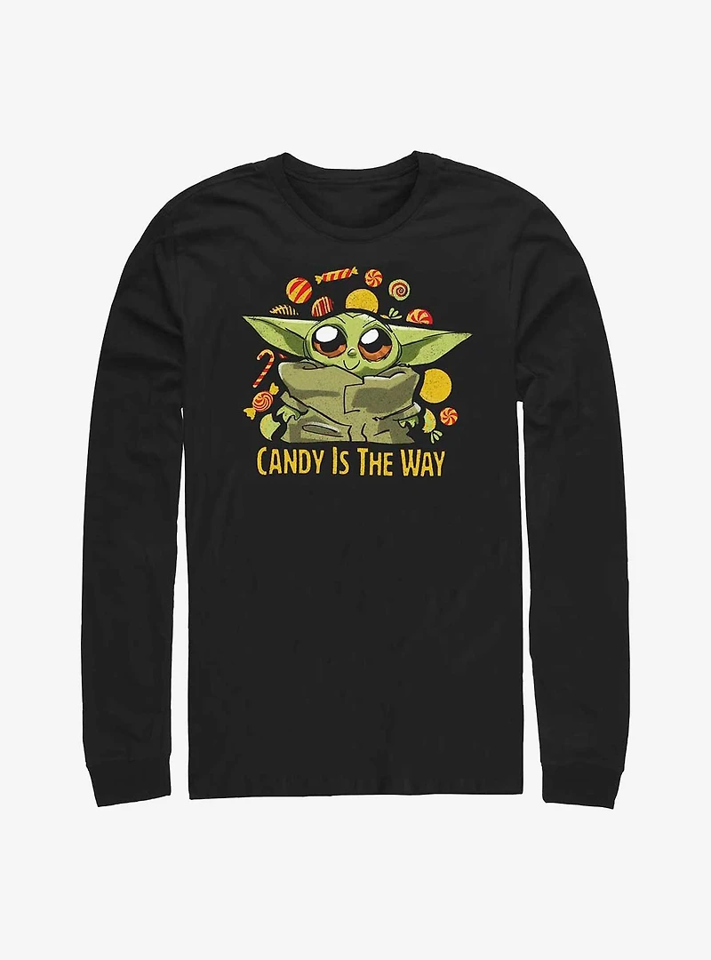 Star Wars The Mandalorian Candy Is Way Long-Sleeve T-Shirt