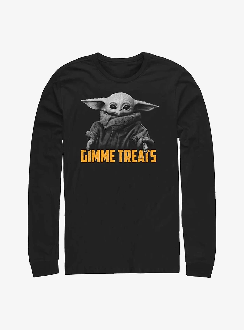 Star Wars The Mandalorian Photoreal Gimme Treats Long-Sleeve T-Shirt