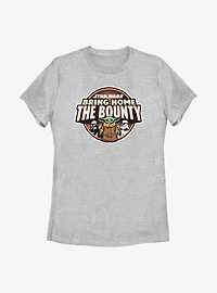 Star Wars The Mandalorian Characters Logo Womens T-Shirt