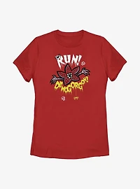 Stranger Things Run Away Womens T-Shirt