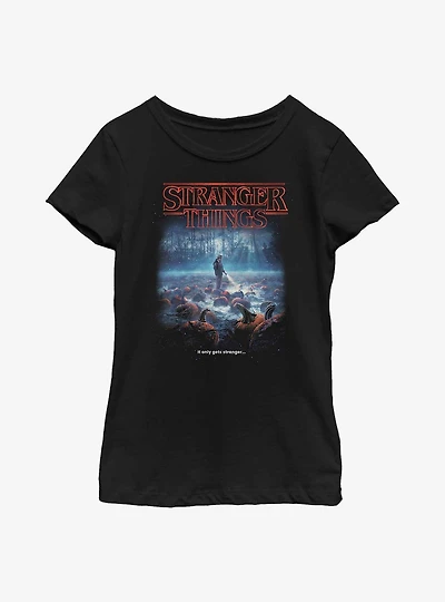 Stranger Things Strange Pumpkins Youth Girls T-Shirt