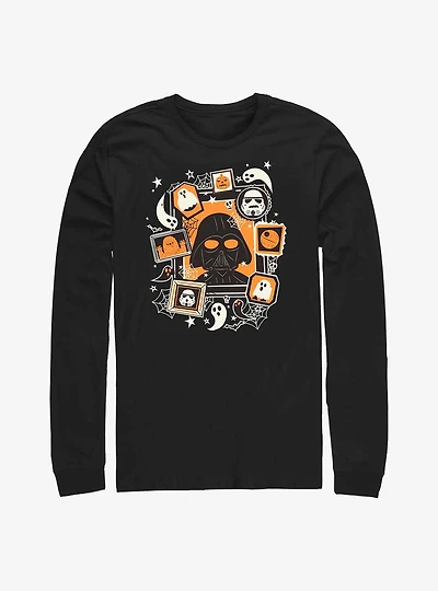 Star Wars Framed Vader Halloween Long-Sleeve T-Shirt
