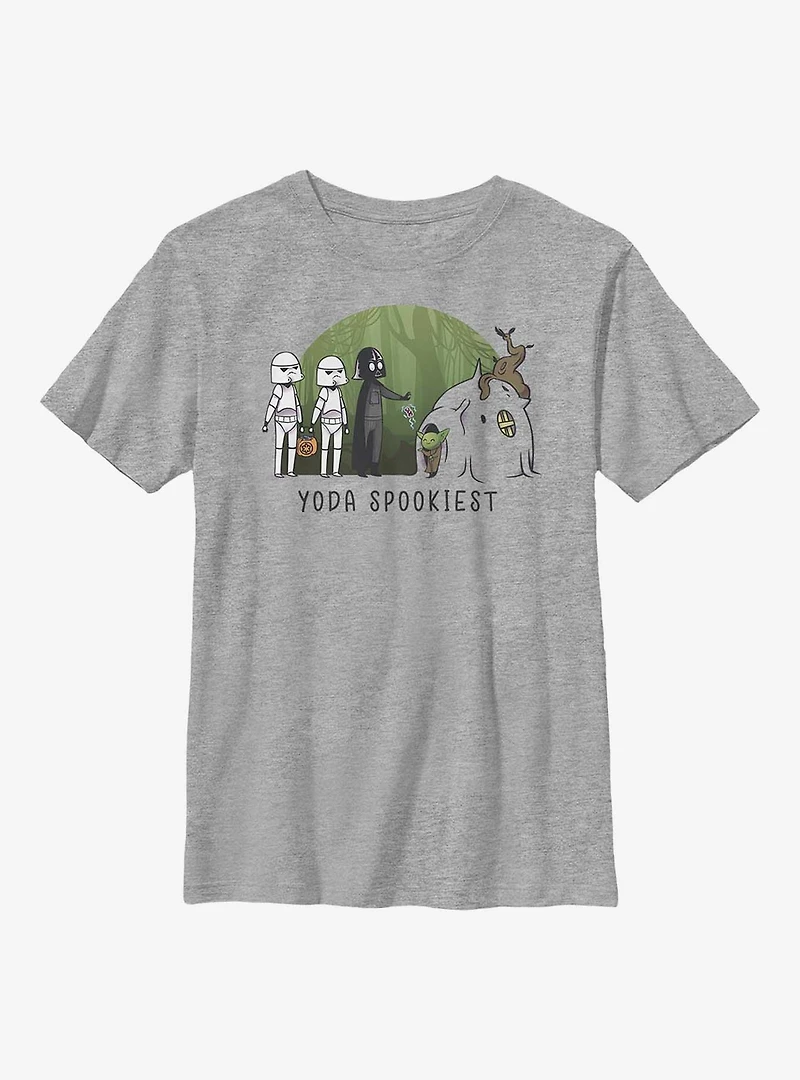 Star Wars Yoda Spookiest Youth T-Shirt