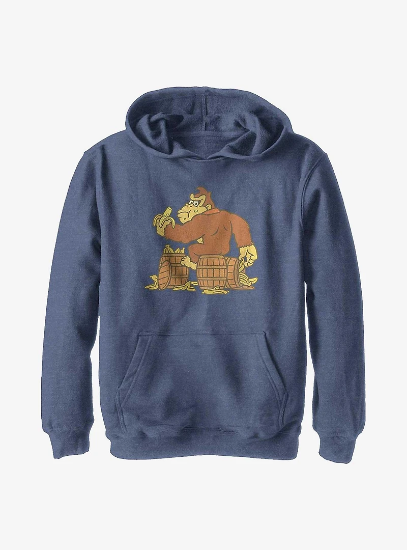 Nintendo Donkey Kong Dk Bananas Youth Hoodie