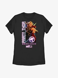 Marvel What If...? Party TIme Thor Womens T-Shirt