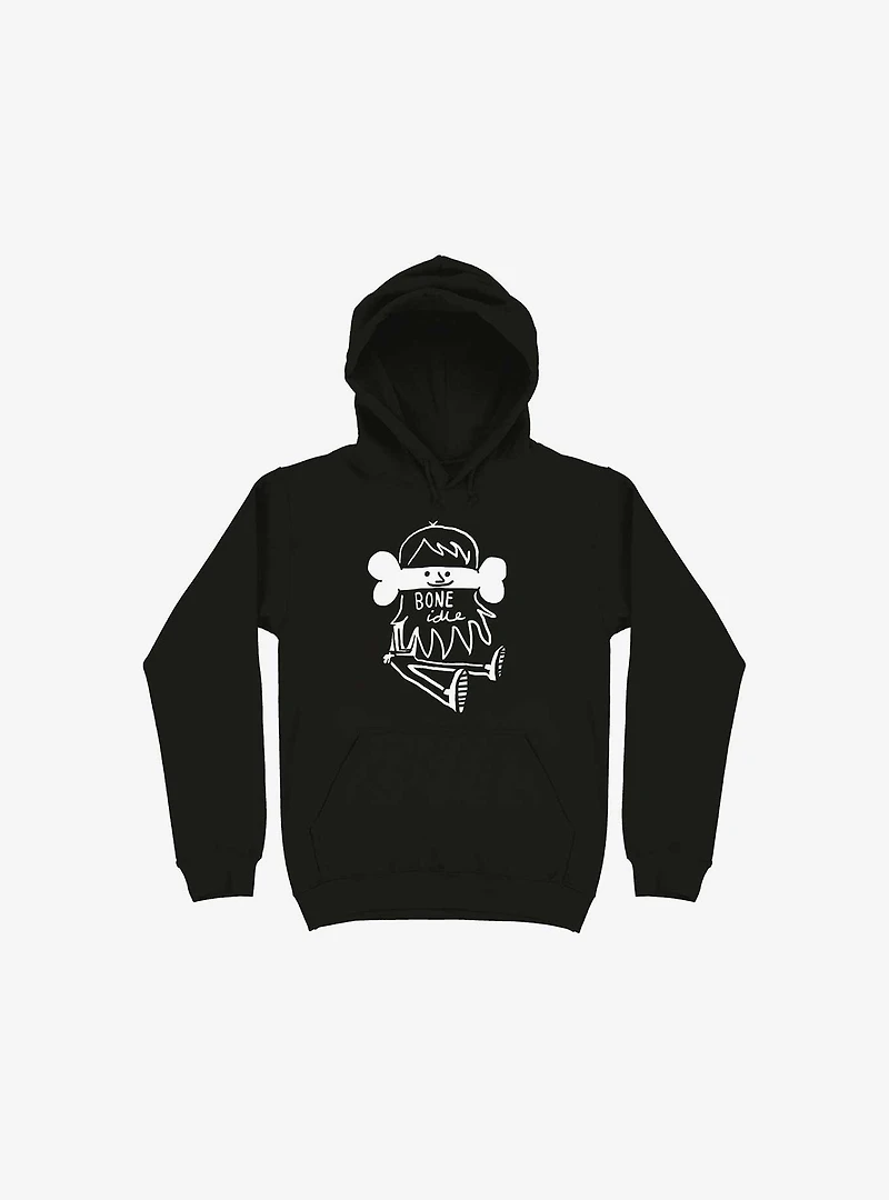 Bone Idle Black Hoodie
