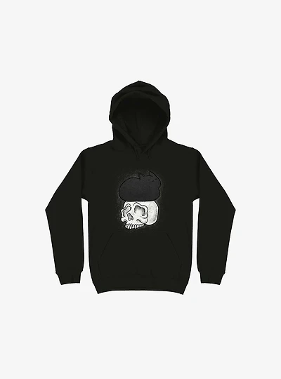 Cat Skull Black Hoodie