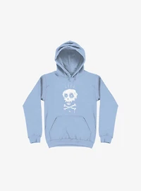 Crown Old Bones Light Blue Hoodie