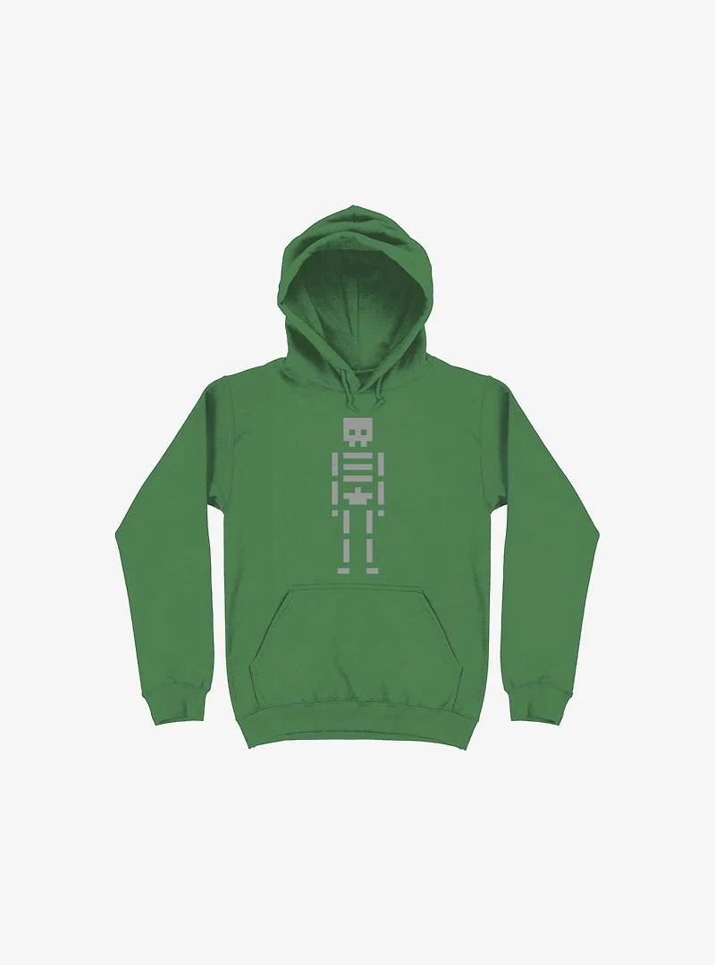Old Bones Kelly Green Hoodie