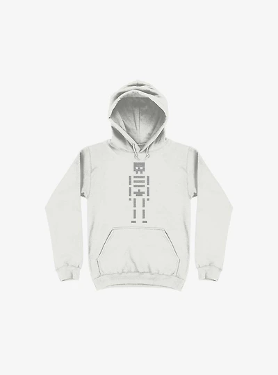 Old Bones White Hoodie