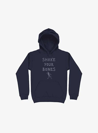 Shake Your Bones Navy Blue Hoodie