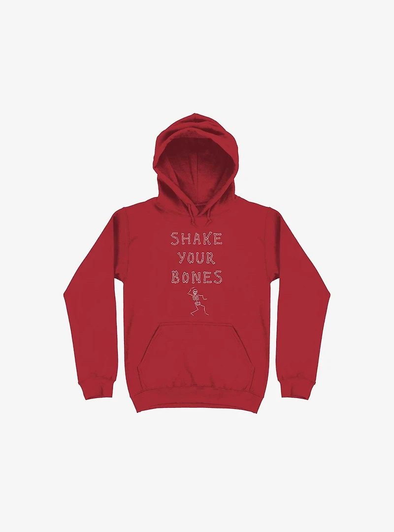 Shake Your Bones Red Hoodie