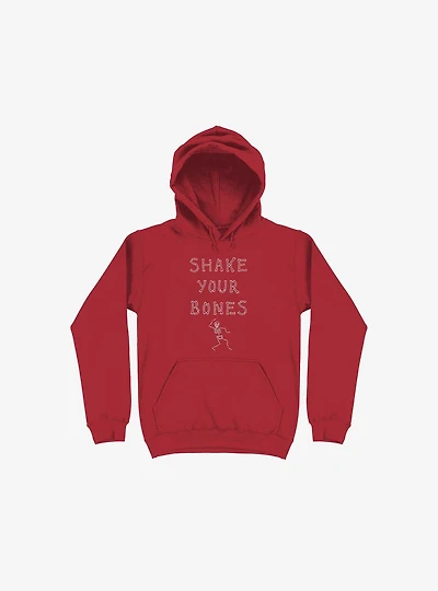 Shake Your Bones Red Hoodie