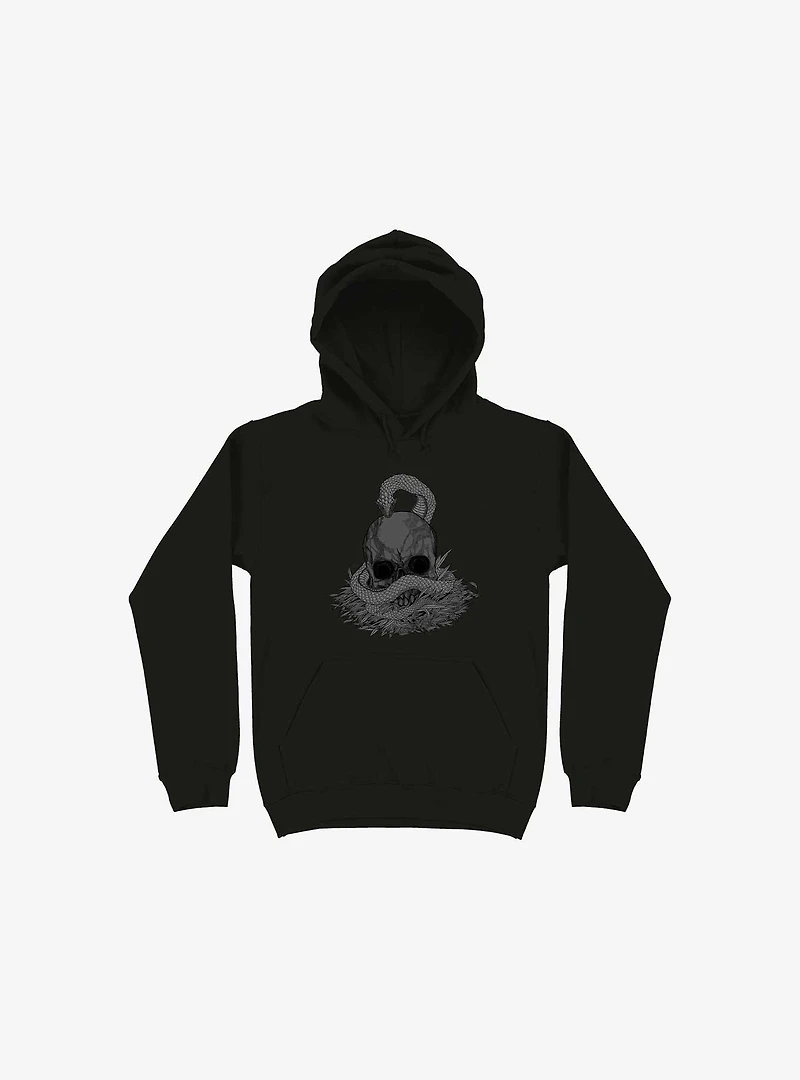 Snake & Skull Black Hoodie