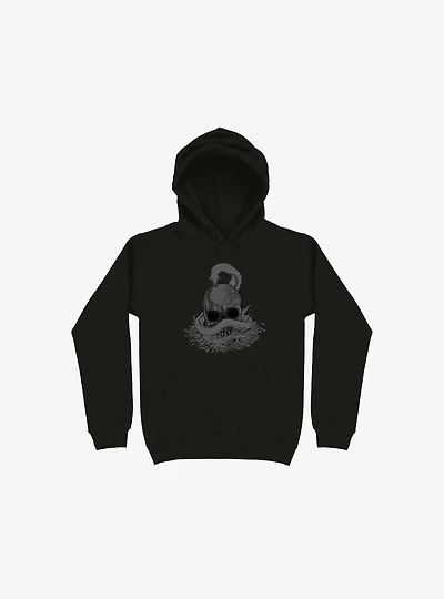 Snake & Skull Black Hoodie