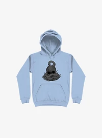 Snake & Skull Light Blue Hoodie