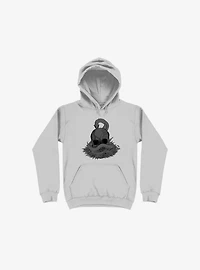 Snake & Skull Silver Hoodie