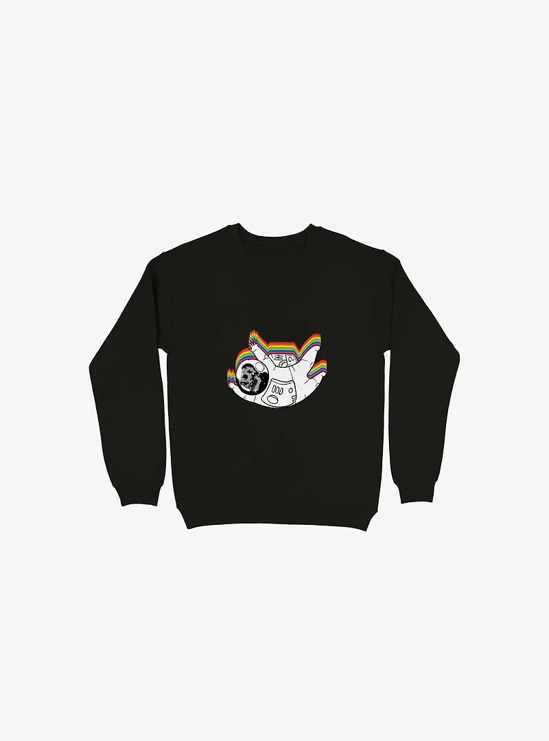 Spacedead Skull Black Sweatshirt