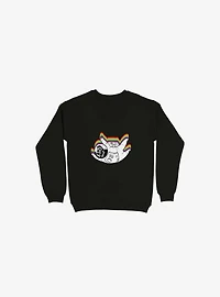 Spacedead Skull Black Sweatshirt