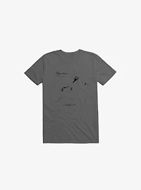 Boneless Crew Skater Skeleton Asphalt Grey T-Shirt