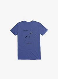 Boneless Crew Skater Skeleton Royal Blue T-Shirt