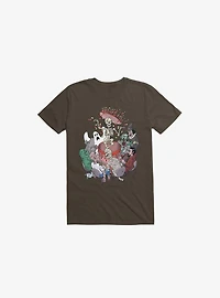 Celebration! Monsters Brown T-Shirt