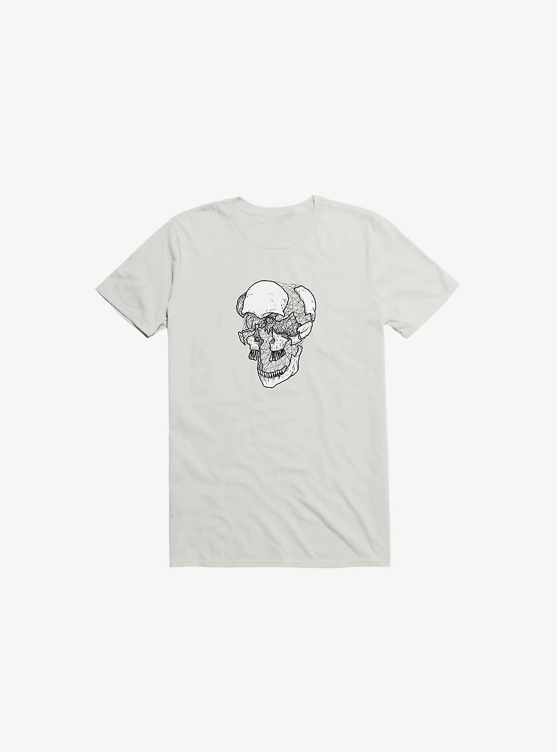 Dynamical Skull White T-Shirt