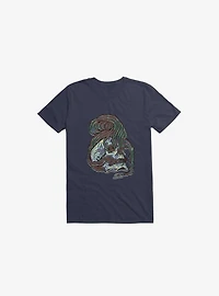 Love Bone Navy Blue T-Shirt