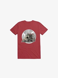 Race The Time Skull Red T-Shirt