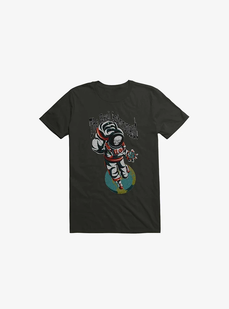 The Real Astronaut Skull Black T-Shirt
