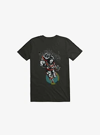 The Real Astronaut Skull Black T-Shirt