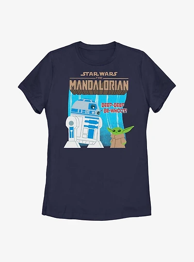 Star Wars The Mandalorian Old Pals Womens T-Shirt