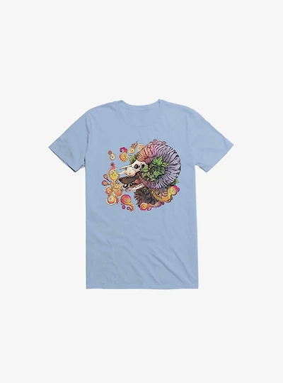 What Doesn't Kill You Becomes Your Armor Wolf And Sheep Light Blue T-Shirt